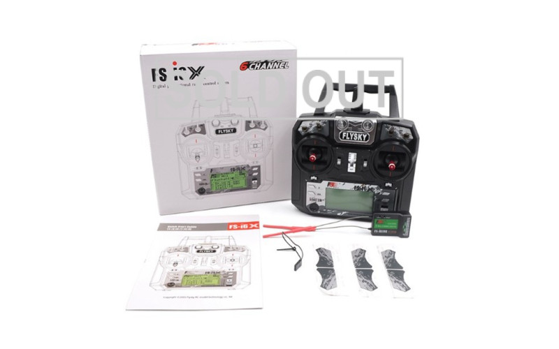Flysky FS-i6X 2.4GHz 10CH AFHDS 2A RC Transmitter With ia10b Receiver
